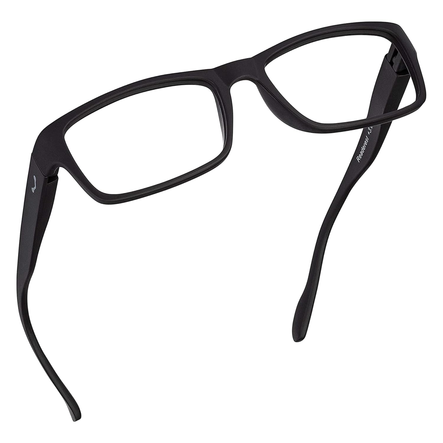 Readerest Blue Light Blocking Reading Glasses (Black/Tortoise, No Magnification) Computer Eyeglasses With Thin Reflective Lens, Antiglare, Eye Strain, UV Protection, Stylish For Men And Women