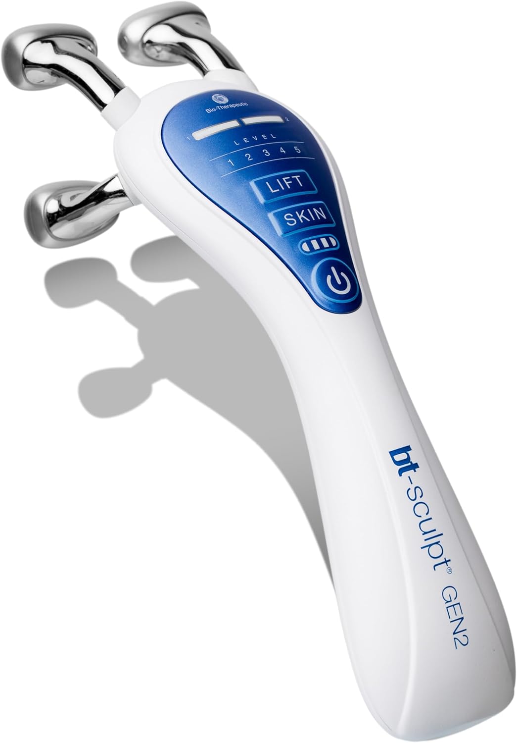 bt-Sculpt GEN2, Microcurrent Facial Lifting, Sculpting, and Firming with Proprietary Kinesthetic Lifting for Home use (White)