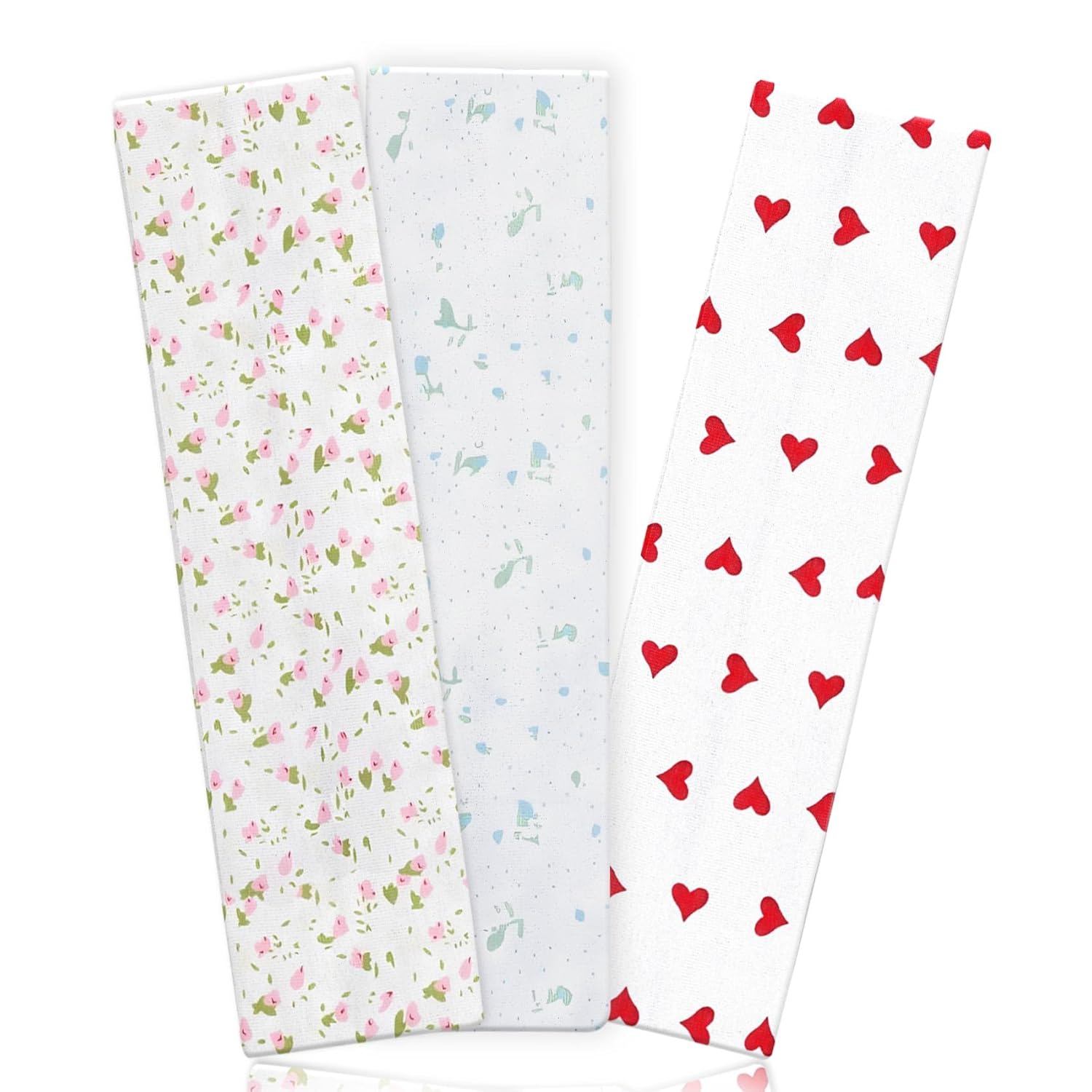 Headbands for Women Non Slip Head Bands for Women’s Hair cute elastic womens headbands Soft Cotton Cloth Fashion floral headband for women for Daily Workout Sports Running Yoga