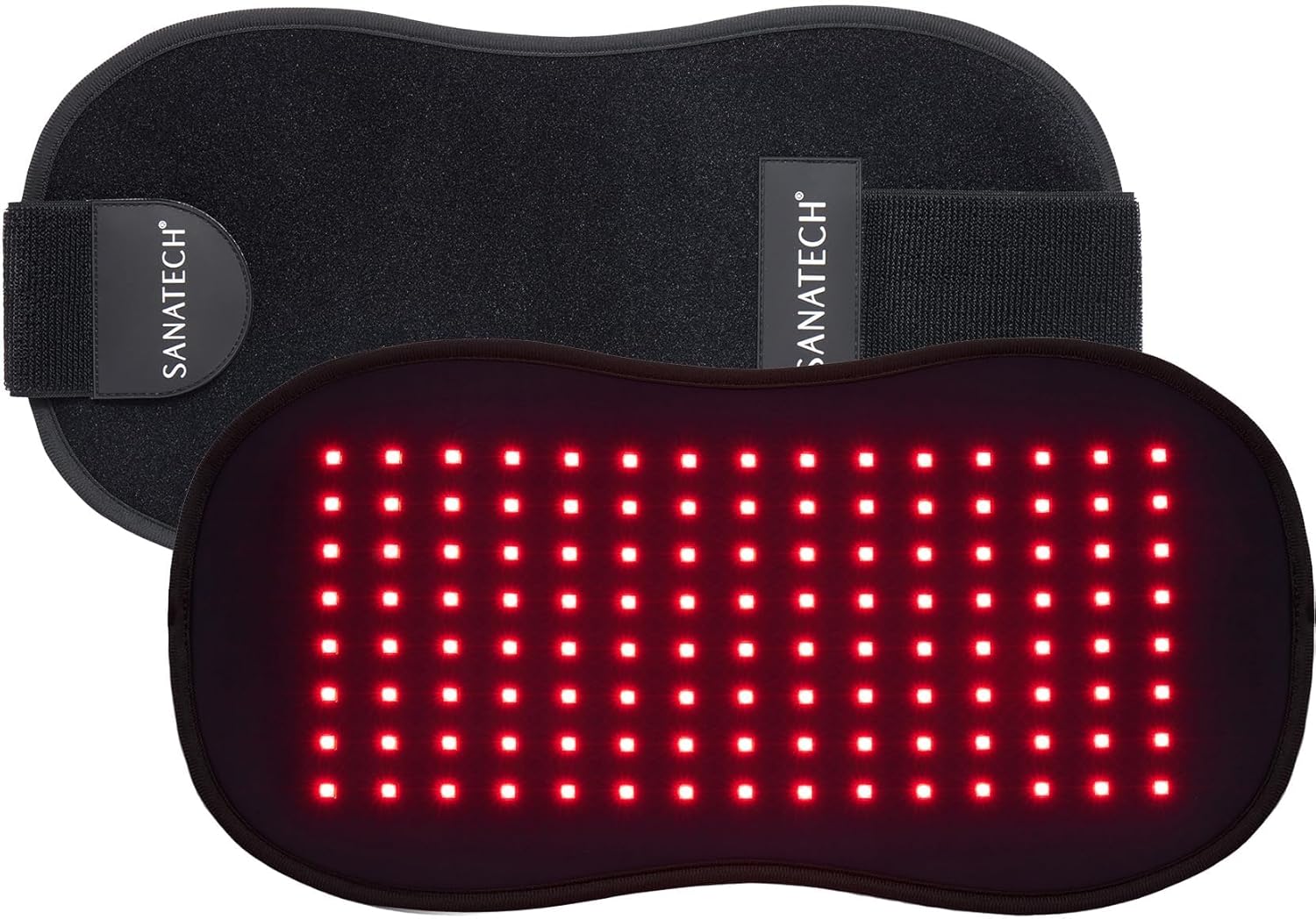 Red Light Therapy Infrared Light Therapy Pad for Body Pain NIR Deep Therapy for Back Knee Hands Feet Relief Portable 660nm 850nm Home Heating Light Therapy Wrap Belt Gift for Women Men
