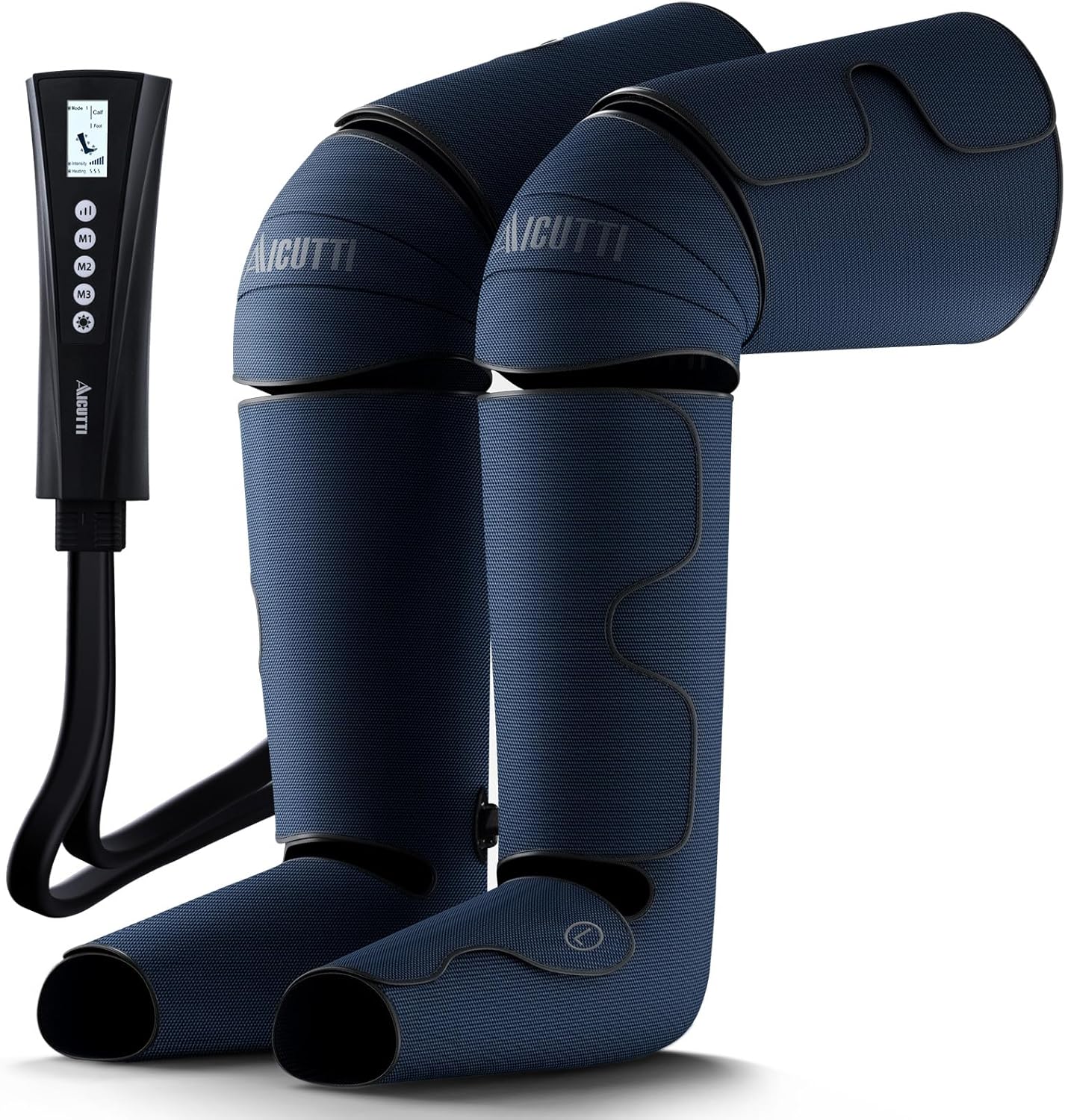 AICUTTI Air Compression Leg Massager with Heat for Foot, Calf, Knee & Thigh – Gifts for Christmas, Mother’s Day, Father’s Day – Leg Massage Boots for Women & Men – Relieves Muscle Tension and Pain