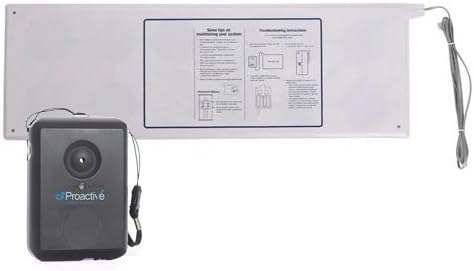 Bed Sensor Pad (1 year, 10″ x 30″) with Advanced Chair / Bed Alarm – Black