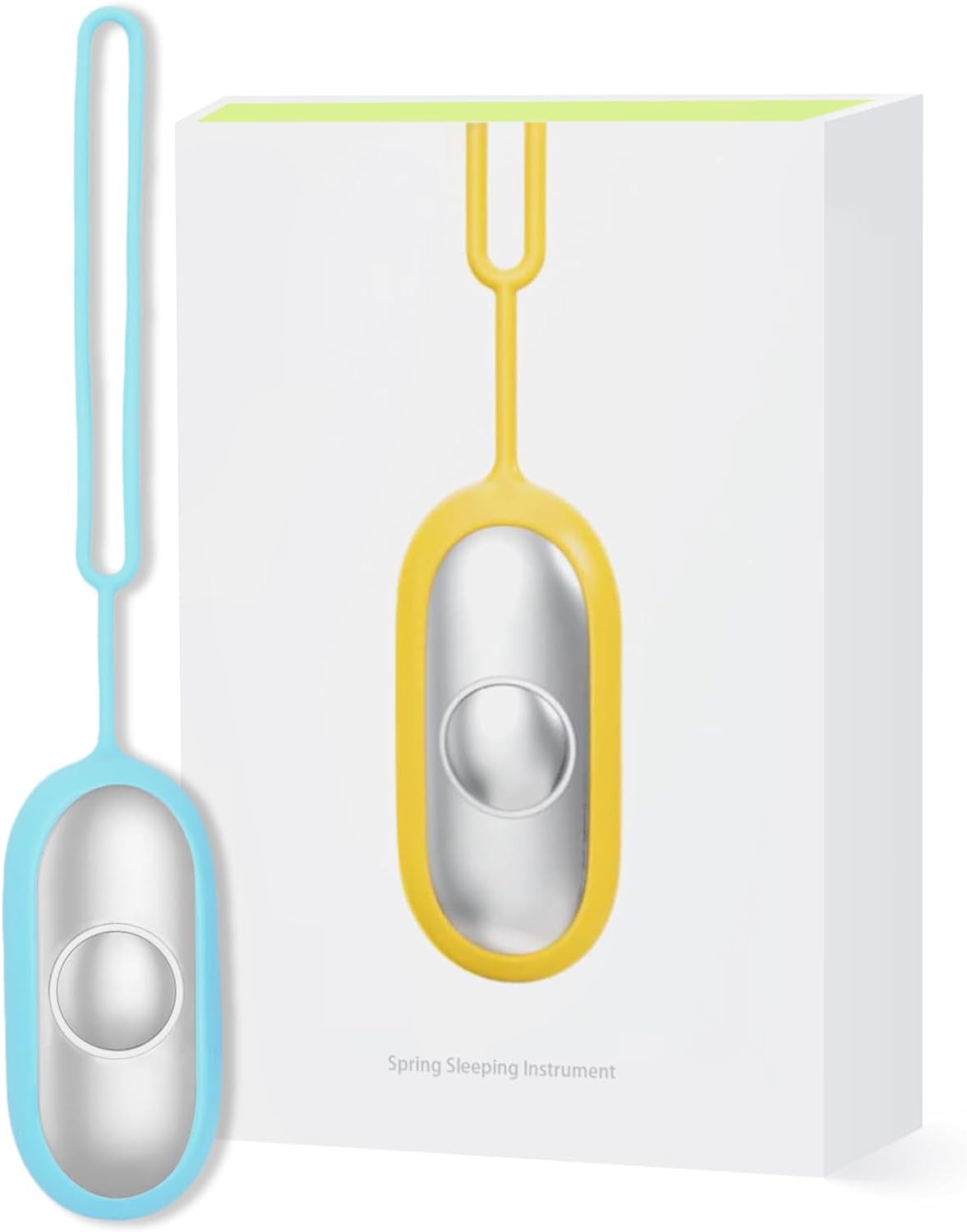Compact Handheld Sleep Device – Relaxation Tool for Improved Sleep, Mood & Focus, Adjustable Massage Intensity, Portable & Easy to Carry（Blue）