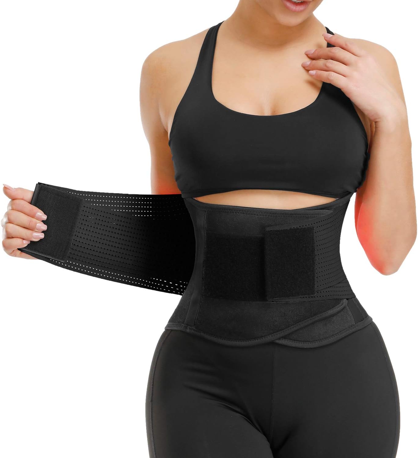 VENUZOR Waist Trainer Belt for Women – Waist Cincher Trimmer – Slimming Body Shaper Belt – Sport Girdle Belt (UP Graded)