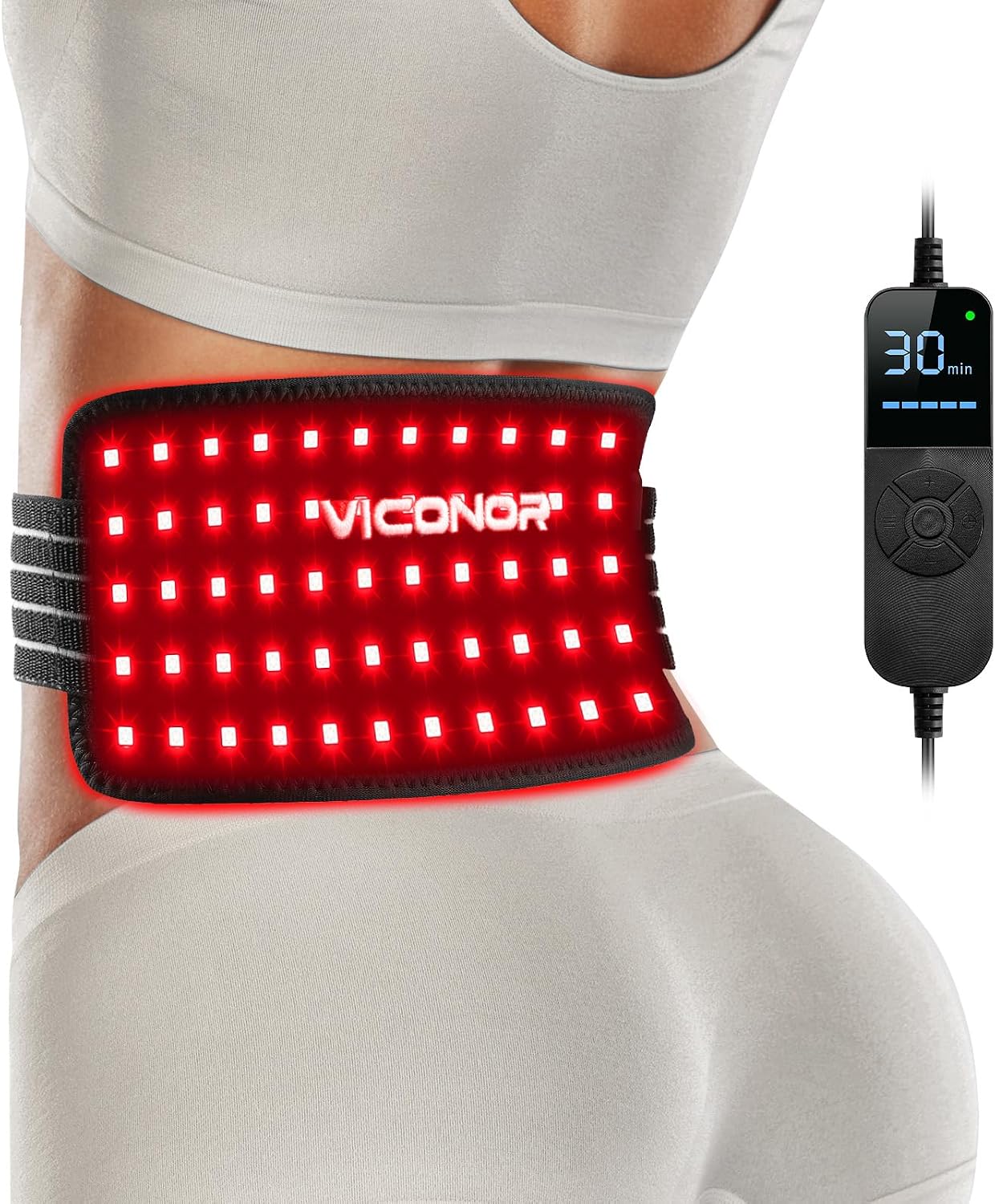 Red Light Therapy for Body, Infrared Light Therapy, Red Light Mat for Full Body, 660nm & 850nm 3-in-1 LED Bead, Pain Relief, Light-Therapy for Dogs, Shoulder, Back, Knee