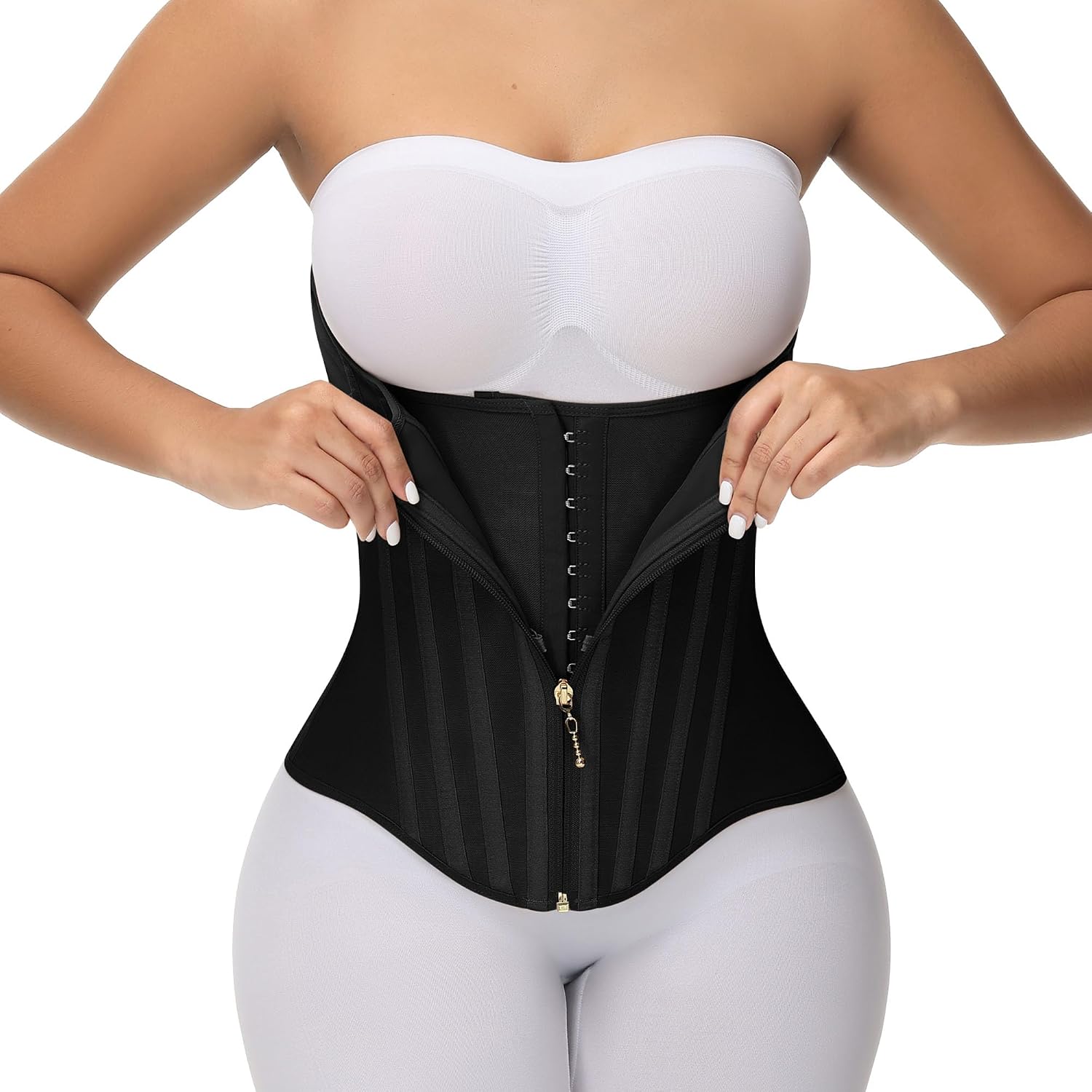 SHAPSHE Waist Trainer for Women Tummy Control Corset Sport Workout Body Shaper Postpartum Belly Band Gym