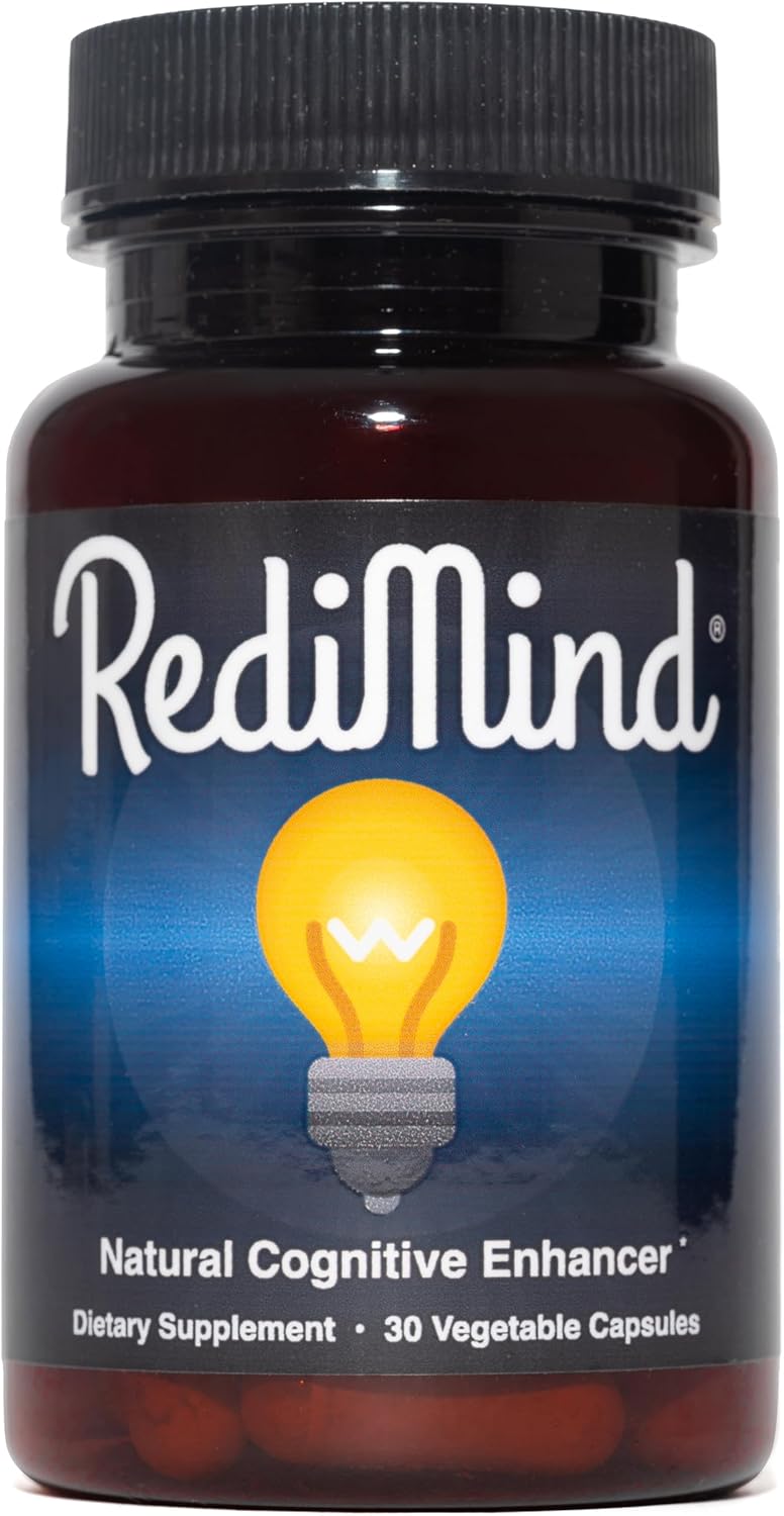 RediMind – Natural Cognitive Enhancement Supplement Capsule – Non-GMO, Vegan, Gluten-Free