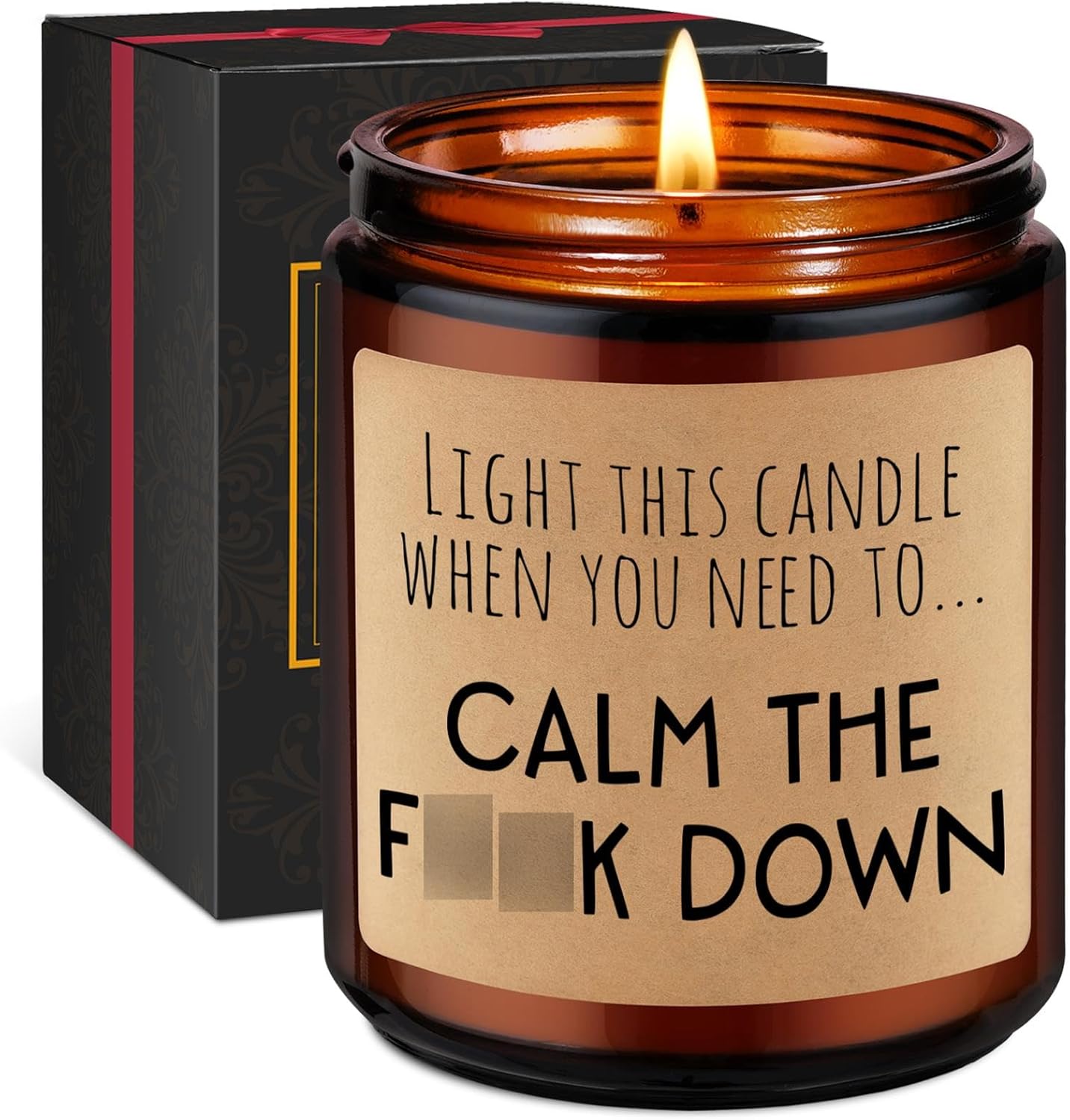 Miracu Calming Candle, Stress Relief Gifts for Women, Relaxing Gifts for Men, People – Anxiety Relief Items – Fathers Day, Calm Down, Birthday Funny Aromatherapy Candles for Women Friend Coworker Mom