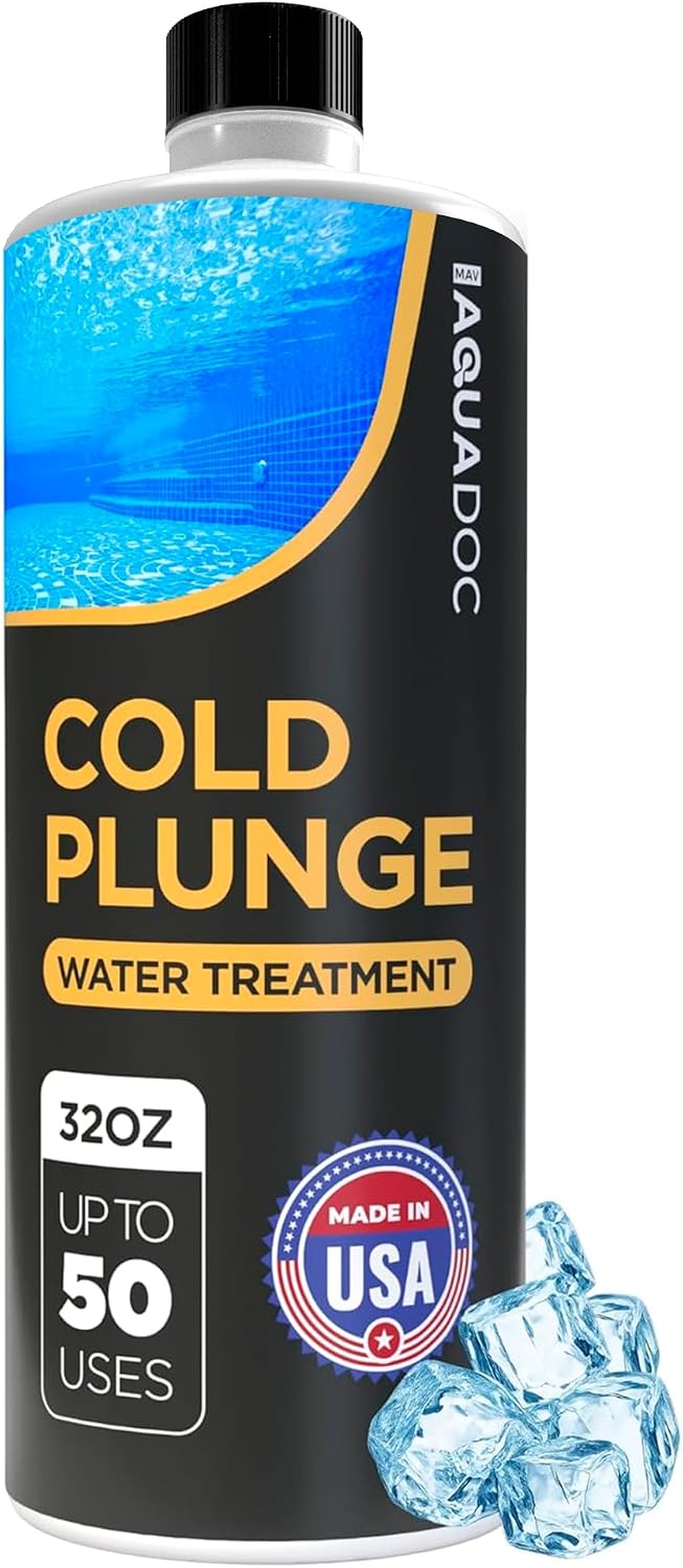 AquaDoc Cold Plunge Water Treatment – 32 oz – Ice Bath Cleaner and Water Stabilizer – Cold Plunge Weekly Treatment for Fresh Water – Made in USA