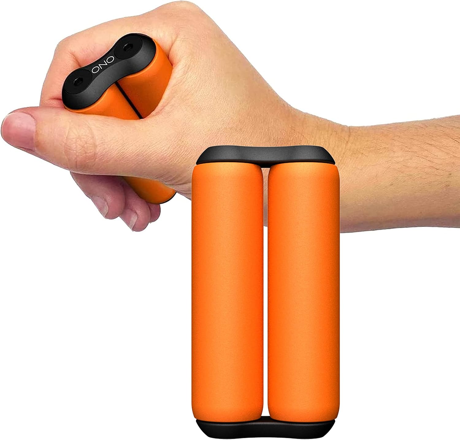 ONO Roller – Handheld Fidget Toy for Adults | Help Relieve Stress, Anxiety, Tension | Promotes Focus, Clarity | Compact, Portable Design (Orange, Junior Size – ABS Plastic)