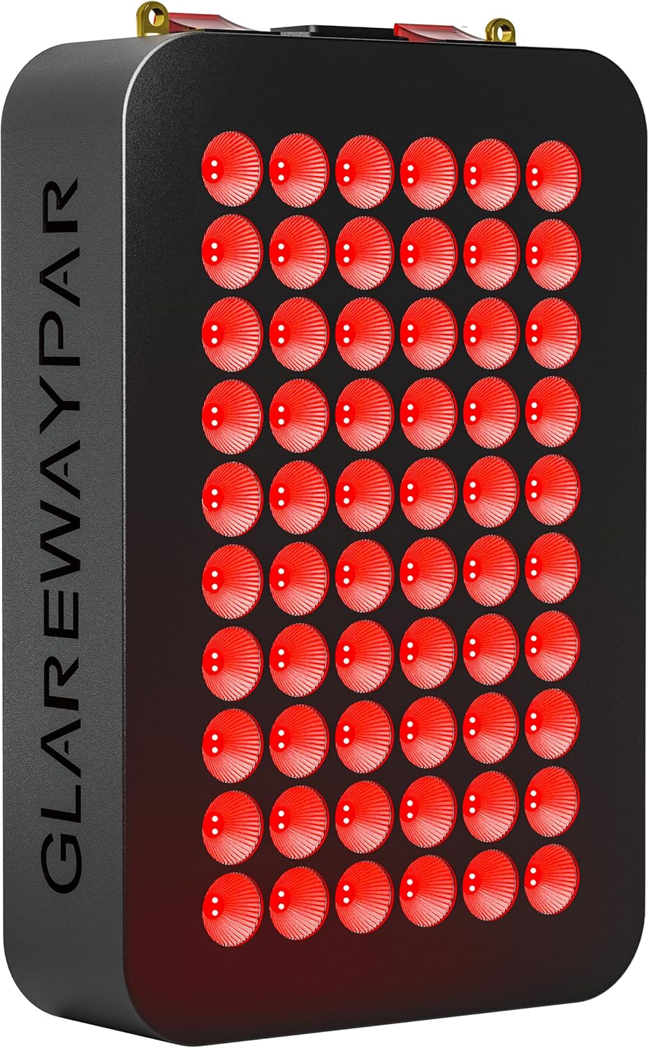 LED Red Light Therapy Panel, Near Infrared Light Therapy Device with 60 660nm Red LEDs and 60 850nm NIR LEDs, High Power Red Light Therapy Lamp at Home, Ideal for Body, Face, Black