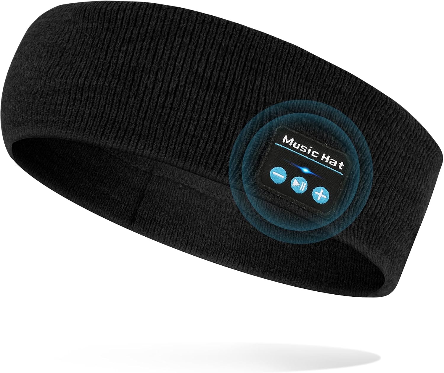 Sleep Headphones Bluetooth Headband, Sports Headband Headphones with HD Stereo Speakers, Wireless Sleeping Headphones for Workout, Travel, Meditation Unique Gifts(Black)